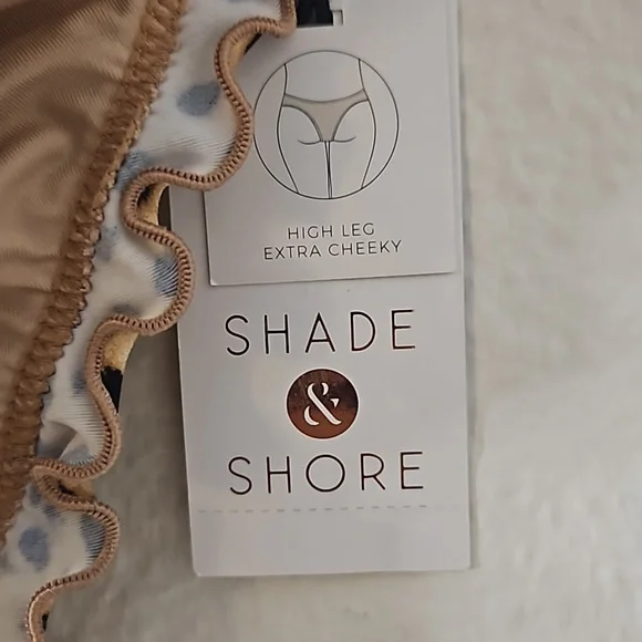 Women's Leopard Shade & Shore Swim Bottoms. Size Med 8-10 NWT - Picture 3 of 10